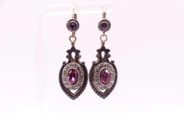 Austrian Crystal And CZ Earrings