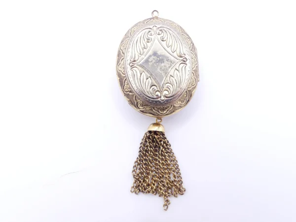 Iridescence Glass Cameo Locket - Image 3
