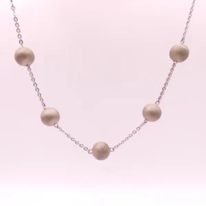 Nolan Miller Textured Bead Necklace