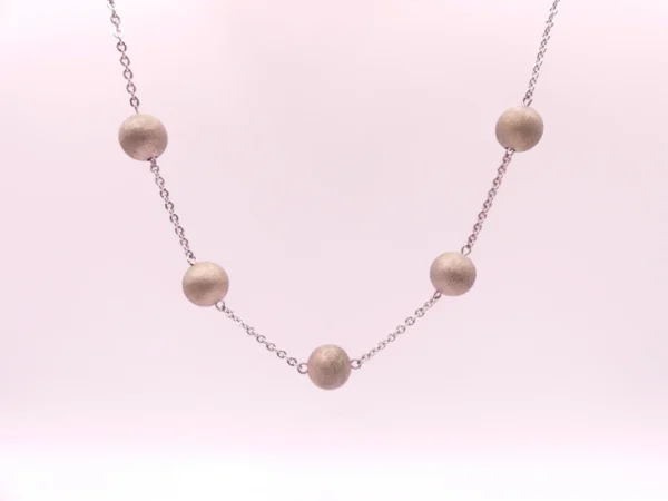 Nolan Miller Textured Bead Necklace
