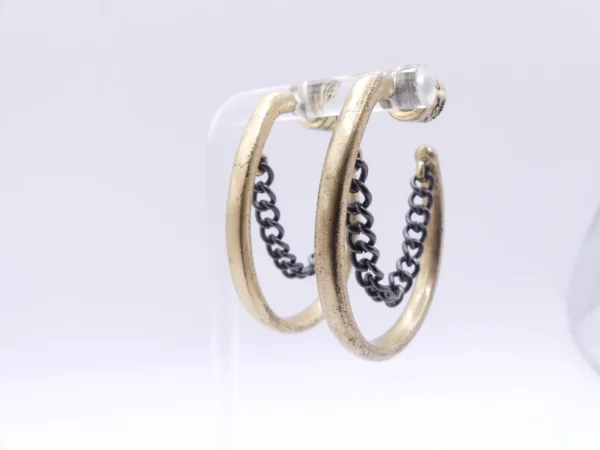 Kenneth Cole New York Hoop Earrings - Image 2