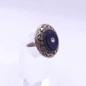 Glass CZ Ring