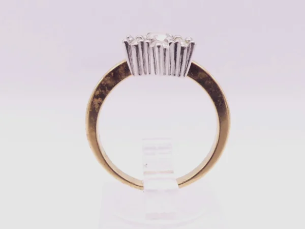 Dual Toned CZ Ring - Image 2