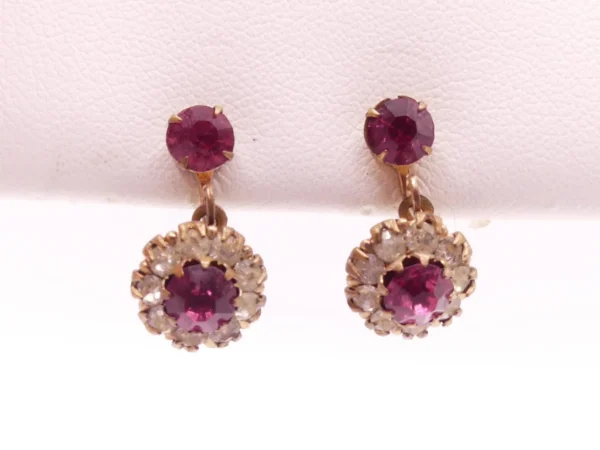 Cut Crystal Earrings