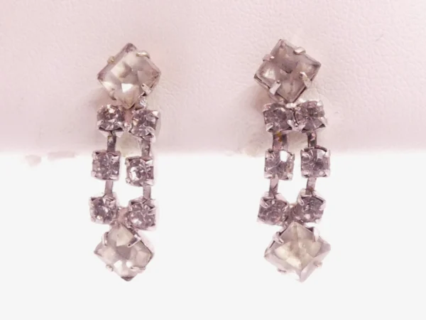 Tassled Screw Back Earrings