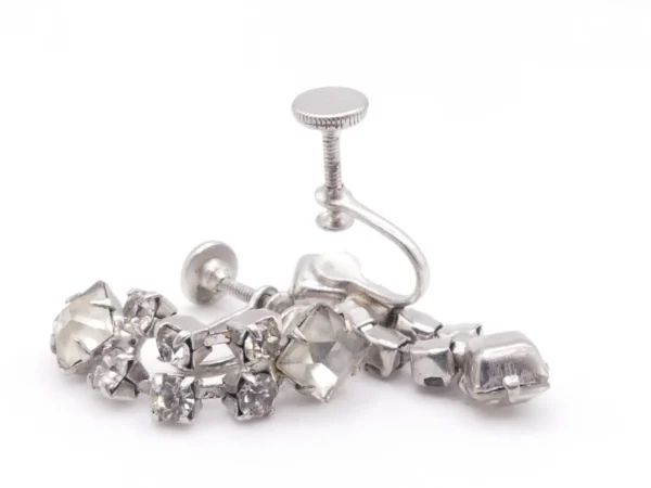 Tassled Screw Back Earrings - Image 2