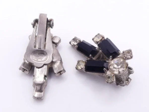 Cut Glass Clip On Earrings - Image 2