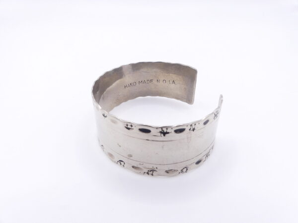 Hand Made In New Orleans Sterling Cuff - Image 3