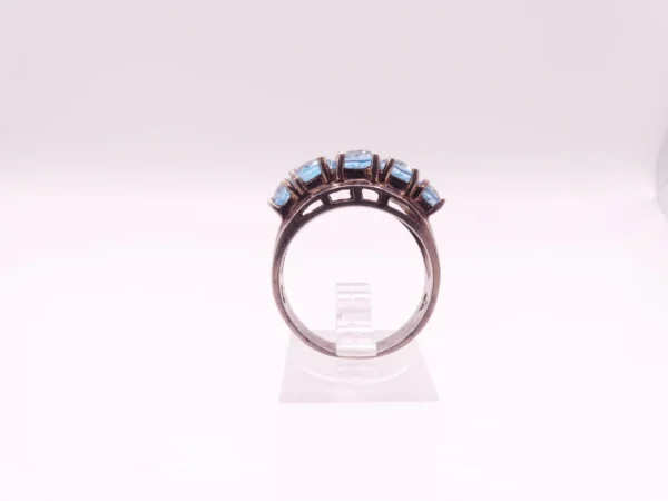 Aquamarine Sterling Ring - Image 2