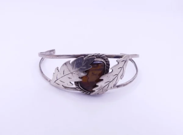 Tigers Eye Sterling Cuff