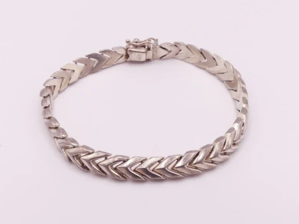 Italy 925 Chevron Bracelet