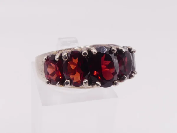 Sterling Garnet Ring