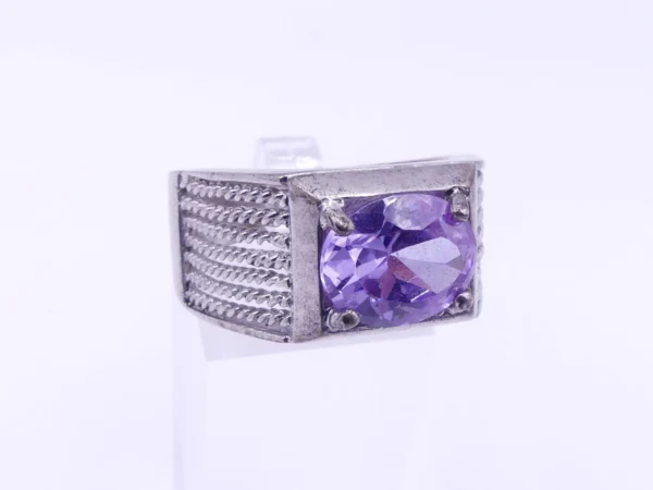 Amethyst Sterling Ring